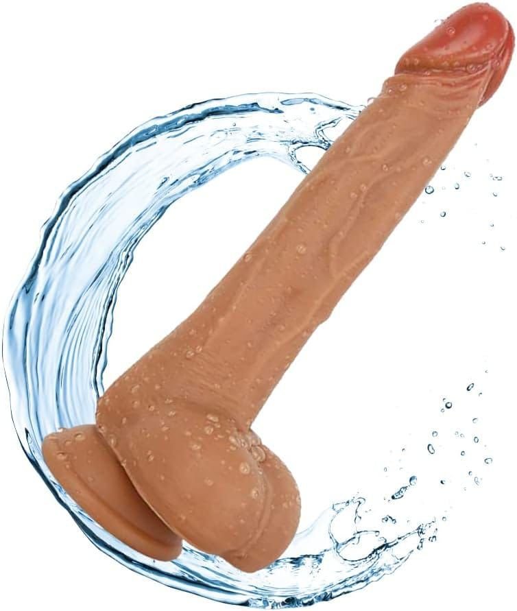 8 Inch Silicone Realistic Thrusting Dildo